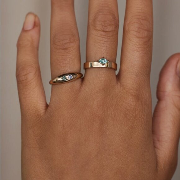 Wwake Lagoon Dome Ring - Picture 5 of 7